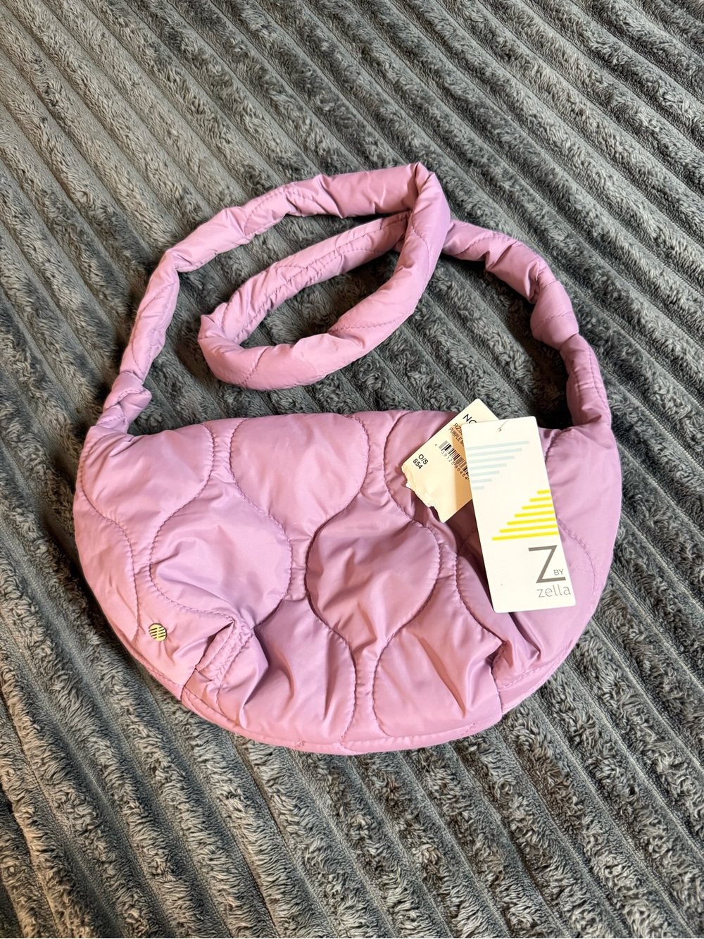 Z by Zella Quilted Crossbody - Purple (Lilac)